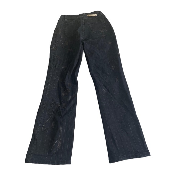 brazilroxx embroidered black pant/jean - Picture 2 of 6